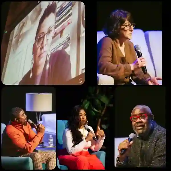 Panel discussion with multiple speakers.