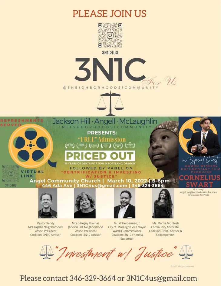 Community event invitation with details